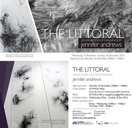 The Littoral solo exhibition by Jennifer Andrews 2016